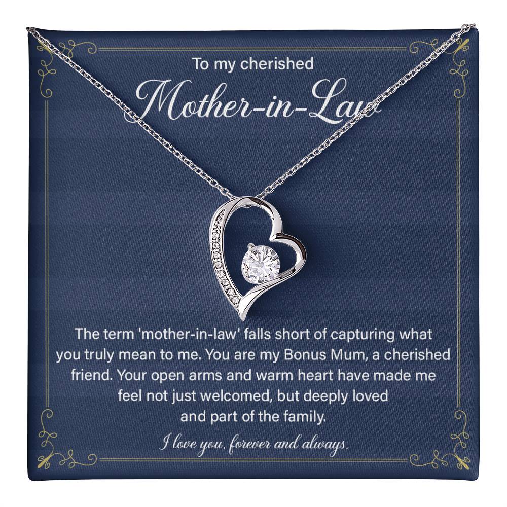 Jewelry Gift for Special Mother-in-law With Message Card