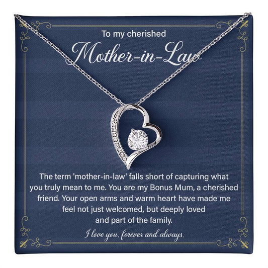 Jewelry Gift for Special Mother-in-law With Message Card