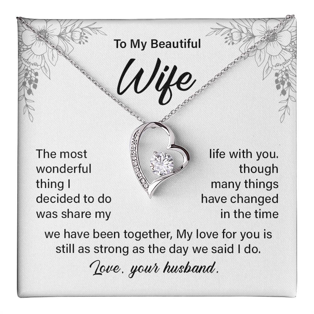 Romantic Gift for Wife from Husband with Love Note