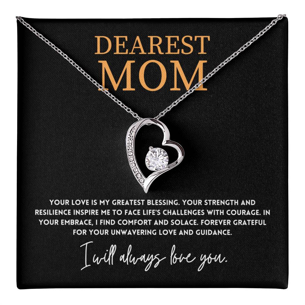 Dearest Mom, Best Necklace Gift For Mother Day Inspirational Necklace Gift Thoughtful Necklace Gift Best Mother’s Day Necklace Gift Jewelry Gift Meaningful Necklace Gift Sentimental Necklace Gift Thoughtful Jewelry