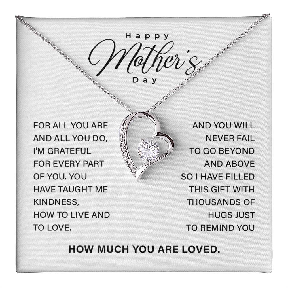 Mother’s Day Necklace Gift with Keepsake Message Card