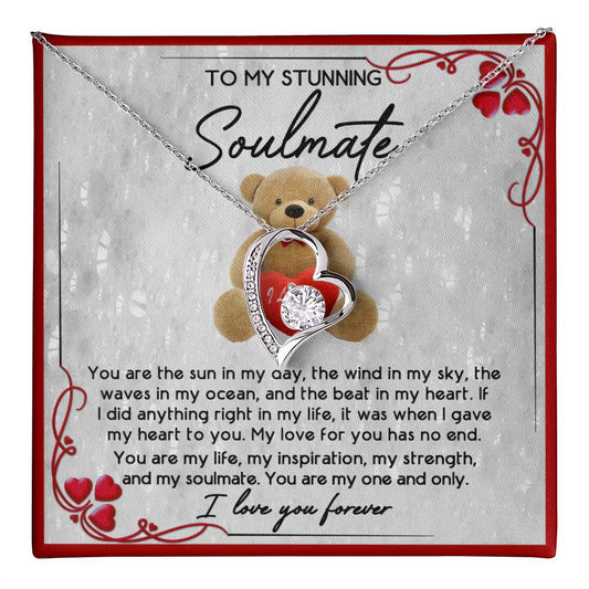 Soulmate Necklace Gift for Her with Gift Box