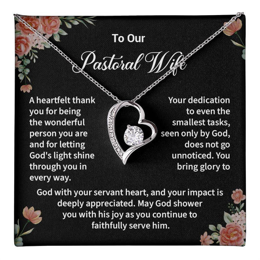Christian Necklace Gift for Pastoral Wife – With Message Card