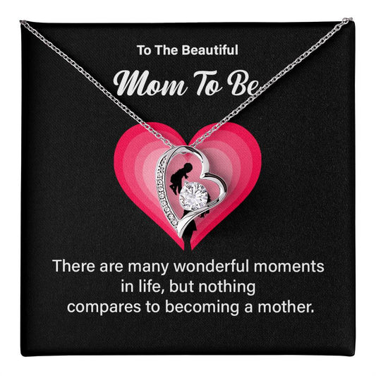 Mom To Be Necklace Gift – Heartfelt Gift Box