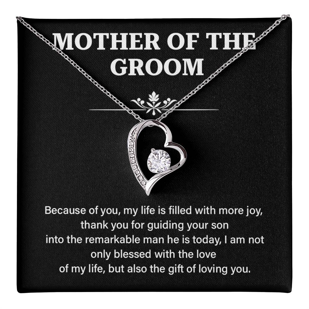 To The Mother Of The Groom Mother Of The Groom Necklace Gift Sentimental Jewelry For Mother Of The Groom Jewelry Gift For Groom's Mom Special Gift For Groom's Mom Meaningful Gift For Groom's Mother Supportive Gift For Mother Unique Gift For Mother