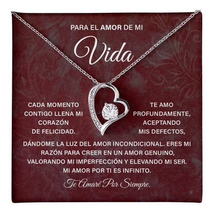 To the Love of My Life Infinity Necklace Gift Box