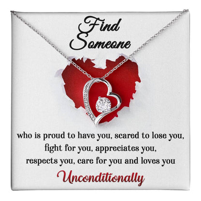 Romantic Necklace Gift for Her – Love You Unconditionally