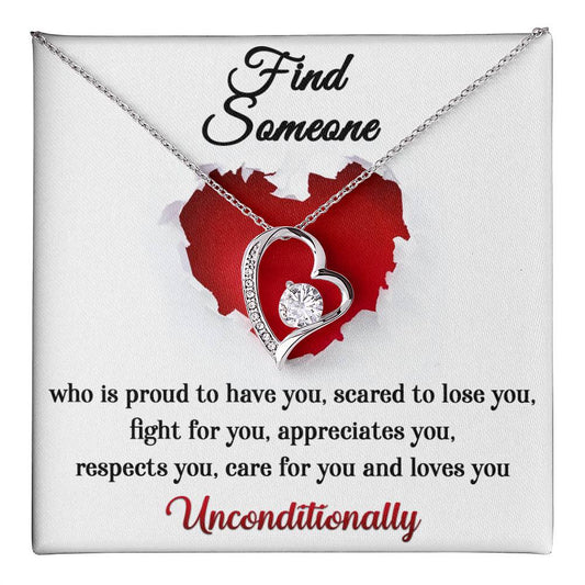 Romantic Necklace Gift for Her – Love You Unconditionally