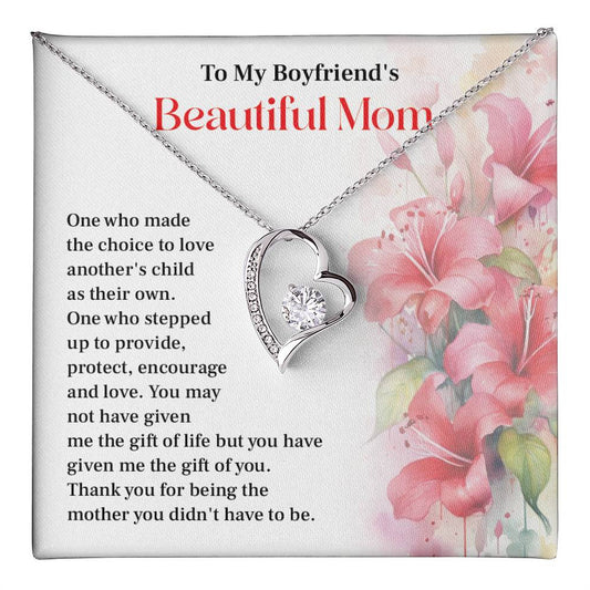 Beautiful Mom Necklace Gift from Boyfriend’s Partner