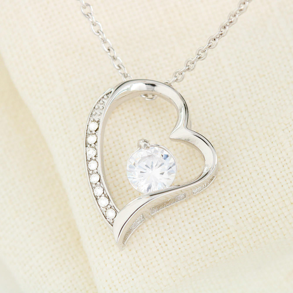 To My Smokin' Hot Soulmate Necklace Gift, Forever Heart Necklace Gift, Valentine's Day Soulmate Jewelry With A Meaningful Message Card.