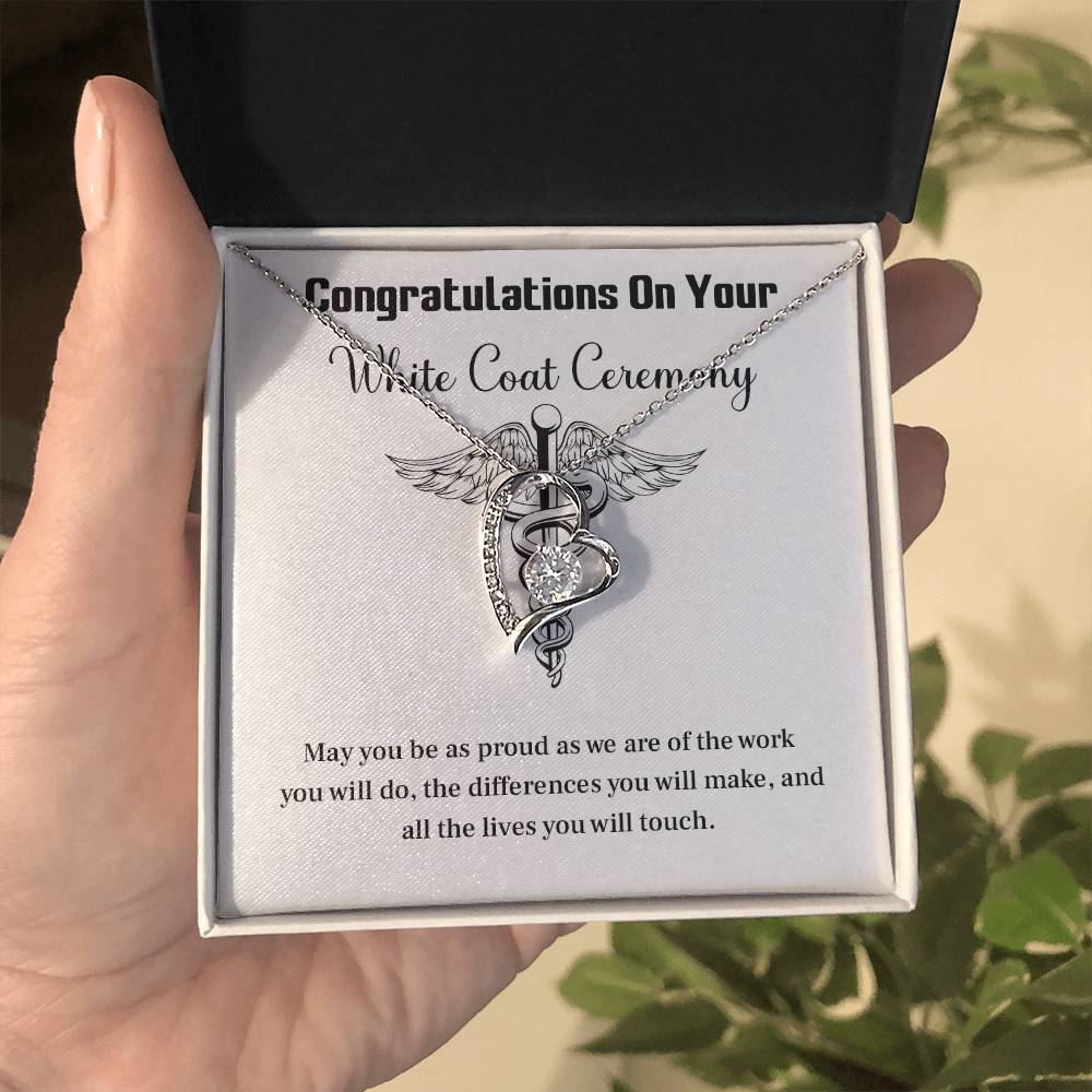 Congratulations On Your White Coat Ceremony You Can Conquer Necklace You Are Amazing Necklace Personal Development Jewelry Motivational Jewelry Gift From Dad Meaningful Gift For Graduates New Chapter Necklace Congratulations Necklace