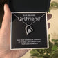 Girlfriend Graduation Gift Funny Necklace Card