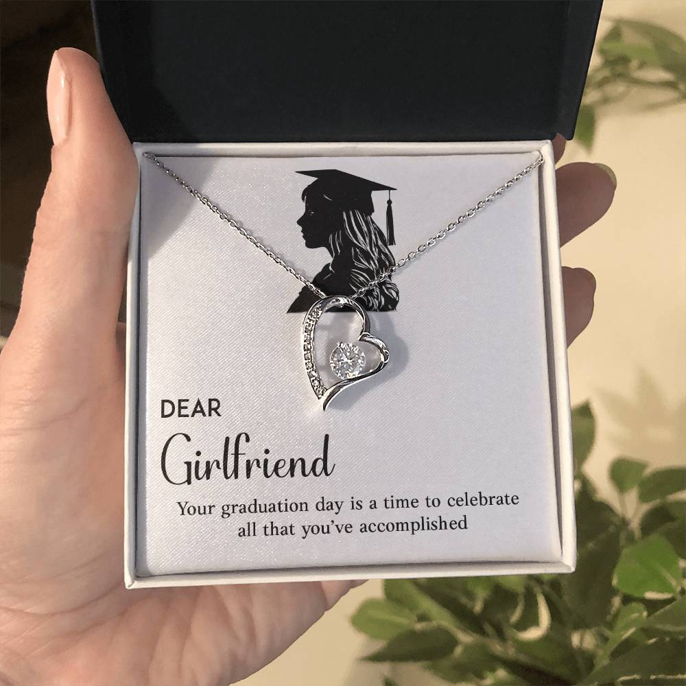 Dear Girlfriend Necklace Graduation Necklace Gift Necklace For Graduation Day Sentimental Graduation Gift Proud Partner Graduation Gift Necklace For New Beginnings Gift For Girlfriend’s Graduation Necklace For Future Success Gift For Girlfriend