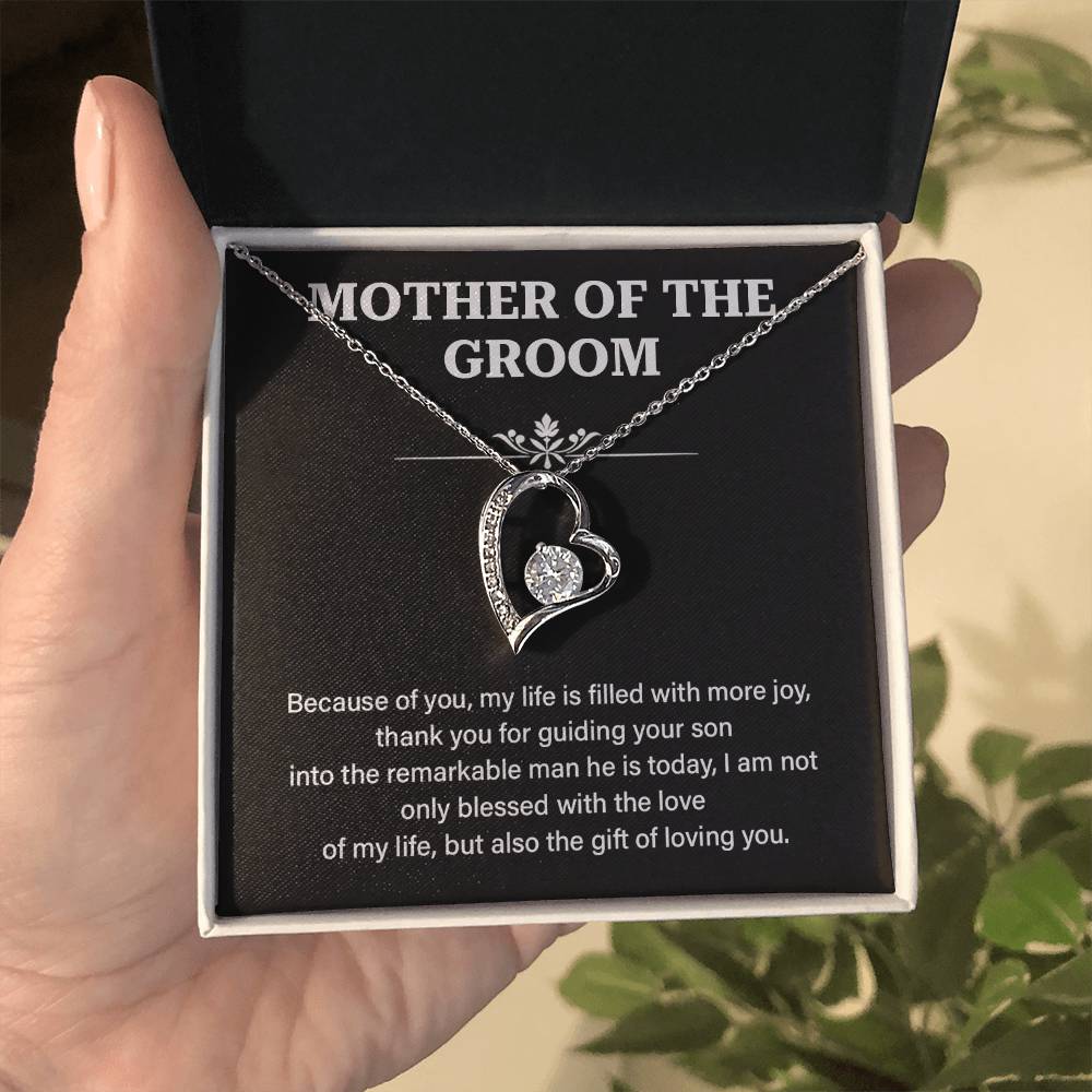 To The Mother Of The Groom Mother Of The Groom Necklace Gift Sentimental Jewelry For Mother Of The Groom Jewelry Gift For Groom's Mom Special Gift For Groom's Mom Meaningful Gift For Groom's Mother Supportive Gift For Mother Unique Gift For Mother