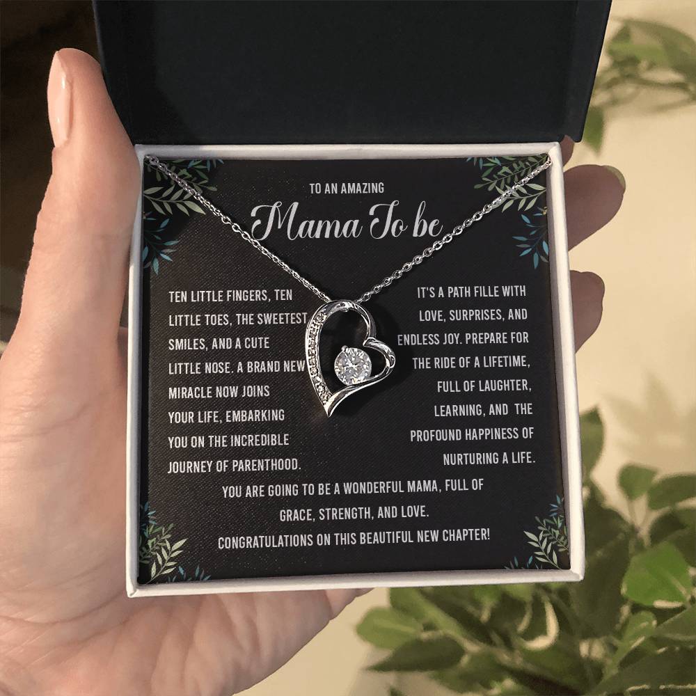 Mama To Be Necklace Gift for Expecting Mom