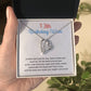 13th Birthday Necklace Gift for Girls with Sweet Wish Card