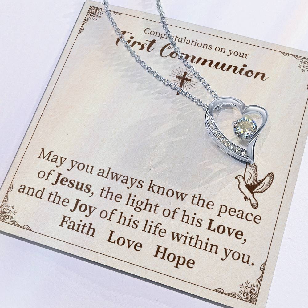 Congratulation On Your First Communion Necklace