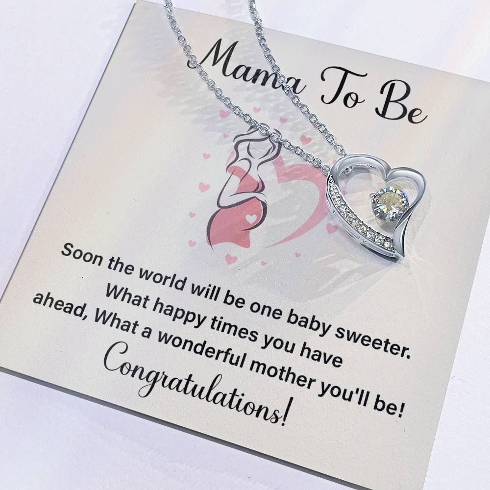 Mama To Be Necklace – Congratulations Gift Box