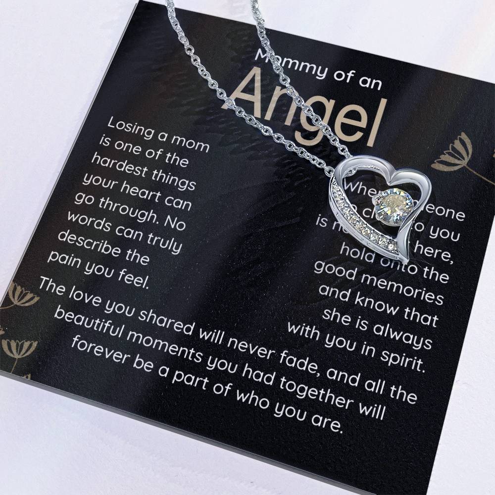 Mommy Of An Angel Necklace – Heartfelt Memorial Jewelry Gift, Always With You In Spirit, Sentimental Keepsake For Love And Treasured Memories