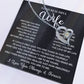 To My Beautiful Wife Necklace – 'meeting You Was Fate' Sentimental Jewelry Gift For Wife From Husband, Romantic Message 'you Are The Love Of My Life' Forever Love Keepsake