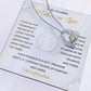 Mother-in-Law Necklace Gift from Bride with Card