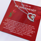 Will You Be My Girlfriend? - Romantic Proposal Gift, Heartfelt Love Message Keepsake, Celebrate New Beginnings Together