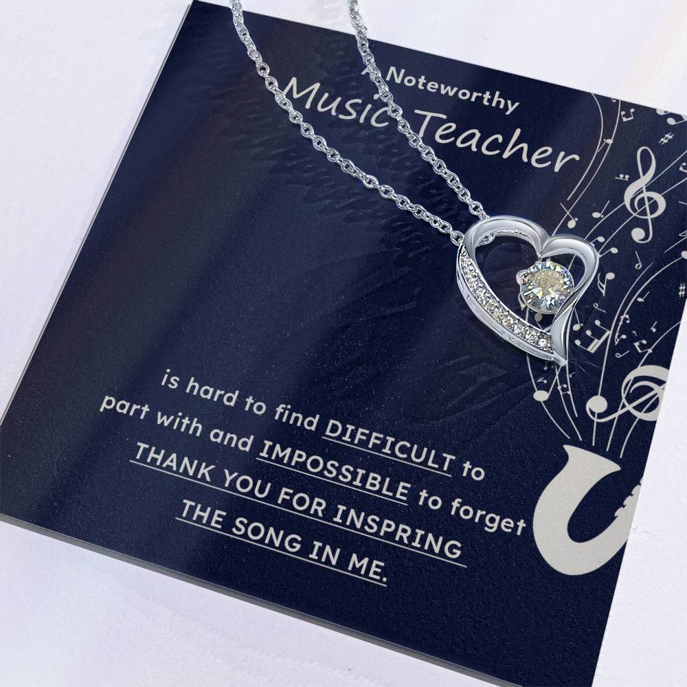 A Noteworthy Music Teacher Artistic Expression Jewelry Melodic Journey Necklace Passion For Music Necklace Soulful Artistry Jewelry Musical Journey Gift Creative Flow Necklace Inspiring Art Jewelry Imaginative Sound Jewelry Cultural Expression Necklace