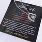 Military Wife Necklace - Braver, Stronger, Loved Forever, A Heartfelt Gift Of Love Across Distance - From Your Heartfelt Husband
