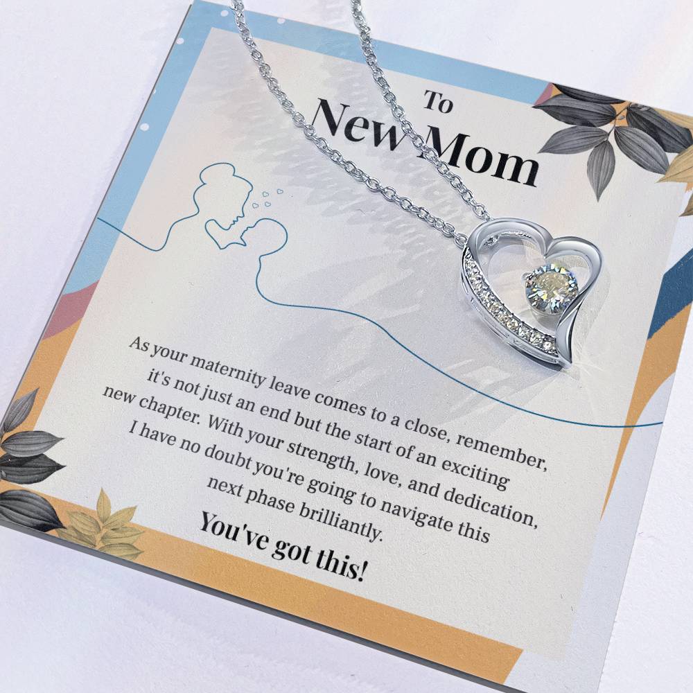 To New Mom, Beautiful Adventure Necklace Inspiring Message Necklace Celebrating New Life Necklace Unique Mom Necklace Motherhood Necklace Mom-to-be Gift Necklace Inspiring Motherhood Necklace Baby Love Necklace New Beginnings Necklace