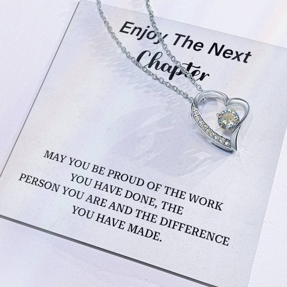 Enjoy The Next Chapter Enjoy The Next Chapter Necklace Gift Jewelry Gift For New Chapter In Life Emotional Gift For Life Change Best Sentimental Gift For Transition Gift For New Chapter In Life Necklace Gift For Celebrating New Chapter Sentimental Jewelry