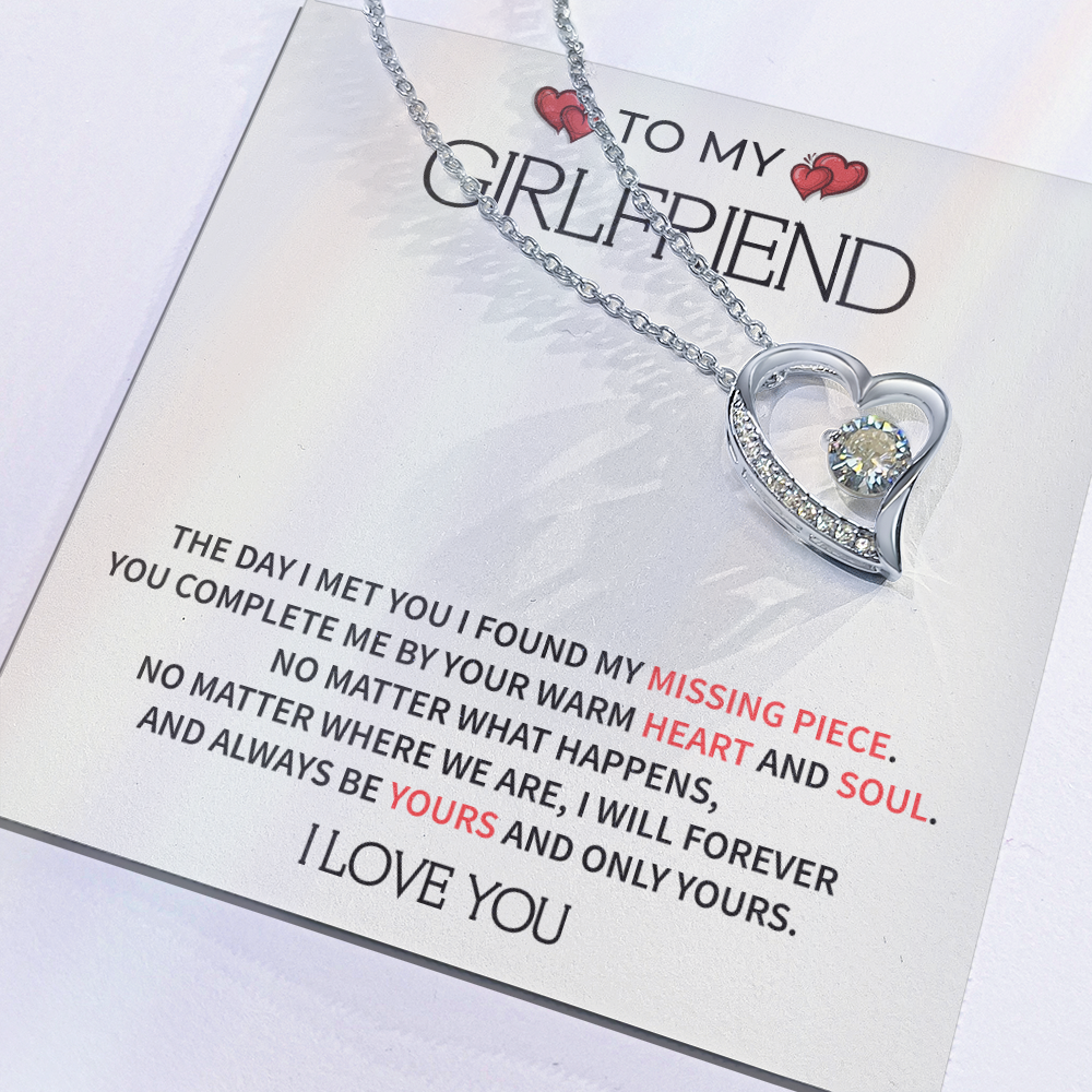 To My Girlfriend - Romantic Valentine's Gift, Heartfelt Love Message, Forever Yours Keepsake For Her