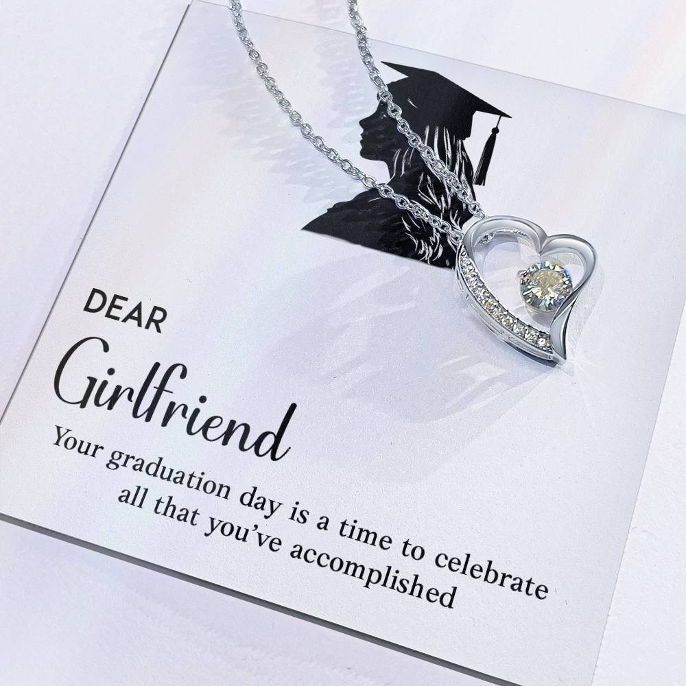 Dear Girlfriend Necklace Graduation Necklace Gift Necklace For Graduation Day Sentimental Graduation Gift Proud Partner Graduation Gift Necklace For New Beginnings Gift For Girlfriend’s Graduation Necklace For Future Success Gift For Girlfriend