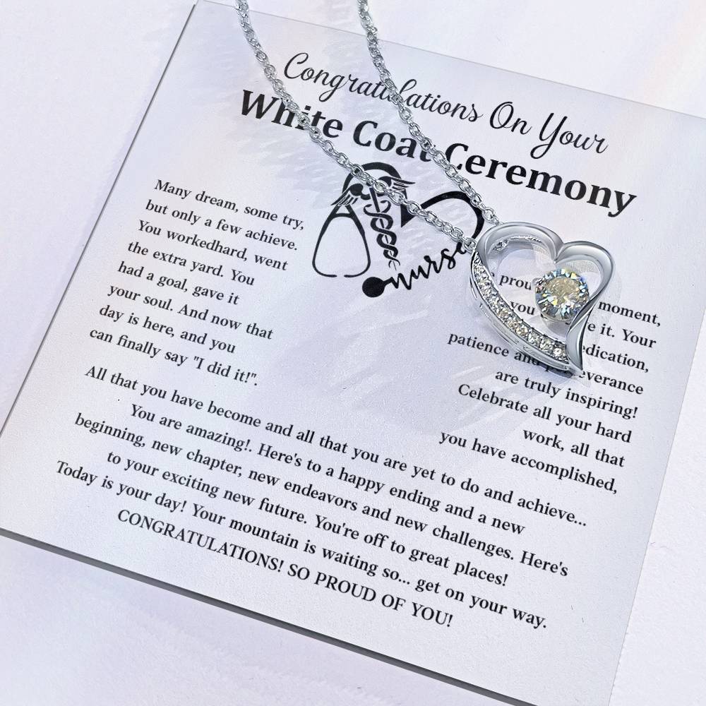 Congratulations On Your White Coat Ceremony You Can Conquer Necklace New Chapter Necklace Personal Growth Jewelry Motivational Jewelry White Coat Ceremony Congratulations Necklace Meaningful Gift For Graduates Emotional Connection Necklace