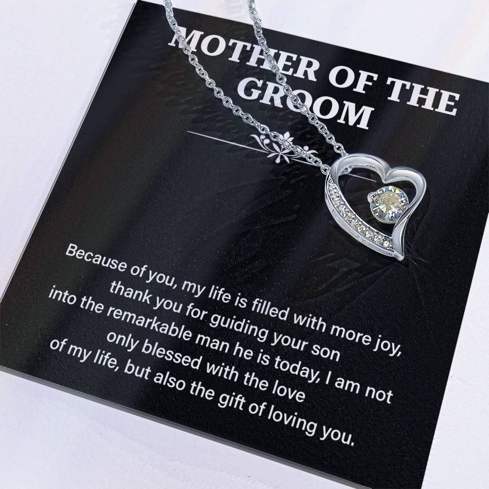 To The Mother Of The Groom Mother Of The Groom Necklace Gift Sentimental Jewelry For Mother Of The Groom Jewelry Gift For Groom's Mom Special Gift For Groom's Mom Meaningful Gift For Groom's Mother Supportive Gift For Mother Unique Gift For Mother