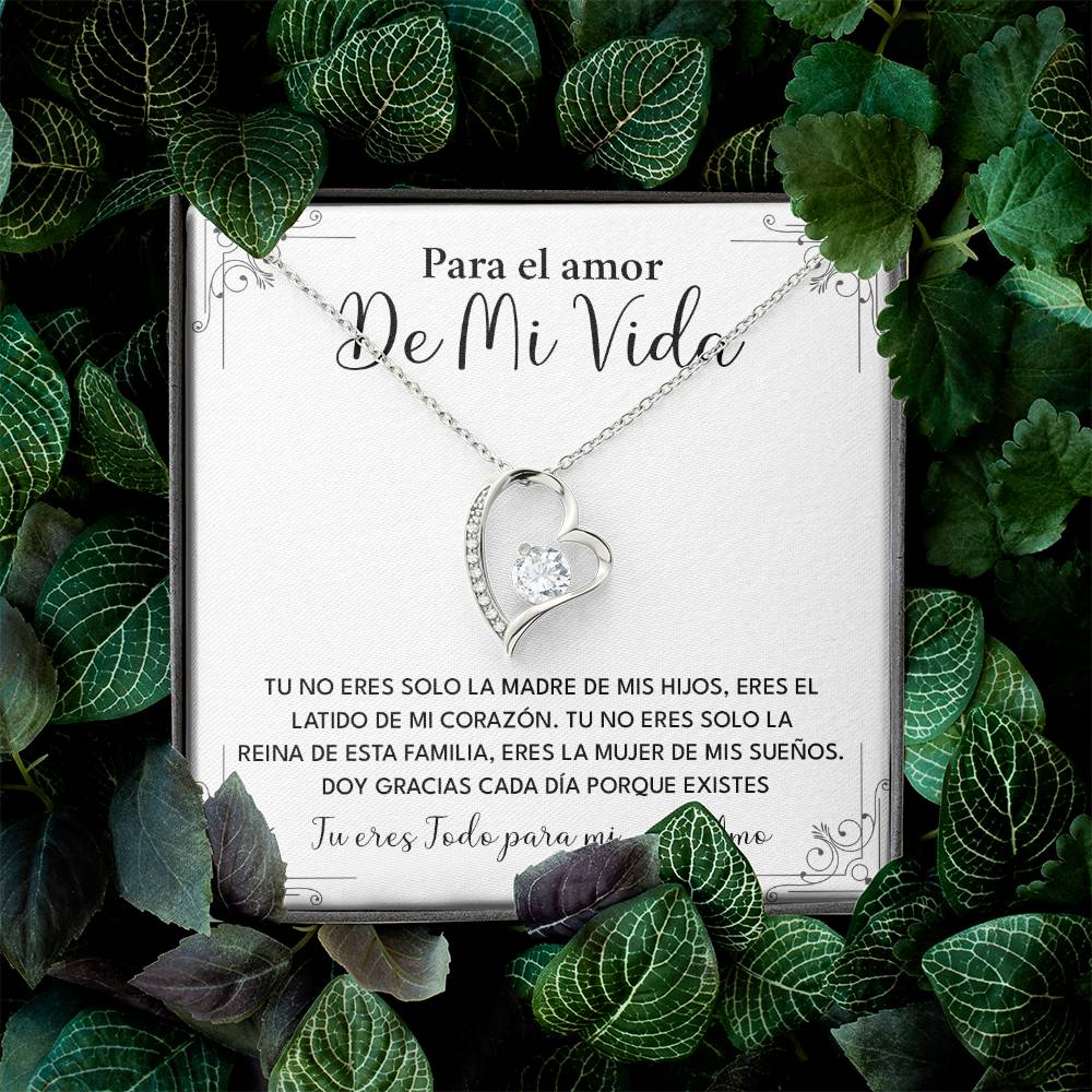 Collar Para El Amor De Mi Vida Madre De Mis Hijos Regalo Romántico Para Esposa Collar Con Frase De Amor Regalo Especial Para Mi Reina Joyería Romántica Para Esposa Regalo De Amor Infinito Regalo De Aniversario Para Mi Esposa Collar De Amor Para Mi Pareja