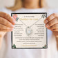 Mother-in-Law Gift from Bride with Heart Necklace