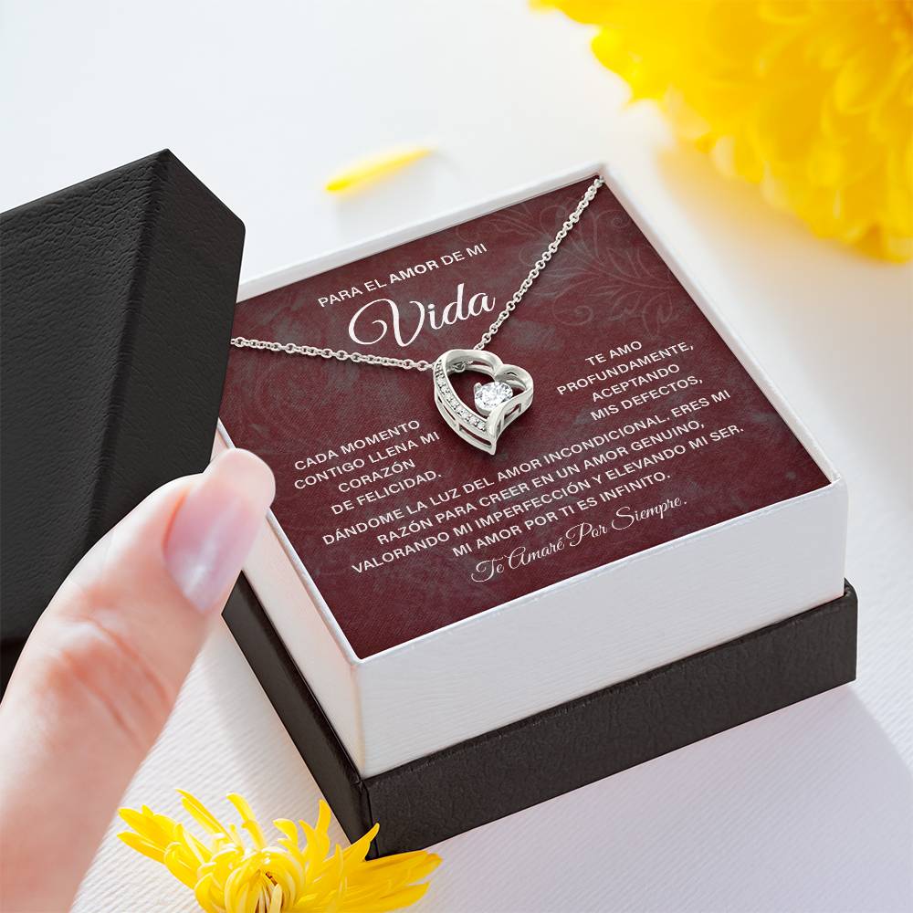 To the Love of My Life Infinity Necklace Gift Box