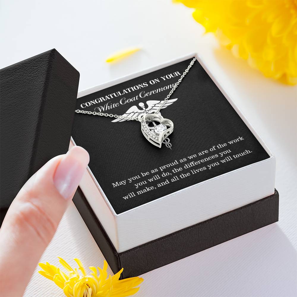 Congratulations On Your White Coat Ceremony You Can Conquer Necklace Enjoy The Journey Necklace Personal Growth Jewelry Motivational Jewelry Meaningful Gift For Graduates Achievements Necklace Congratulations Necklace White Coat Ceremony