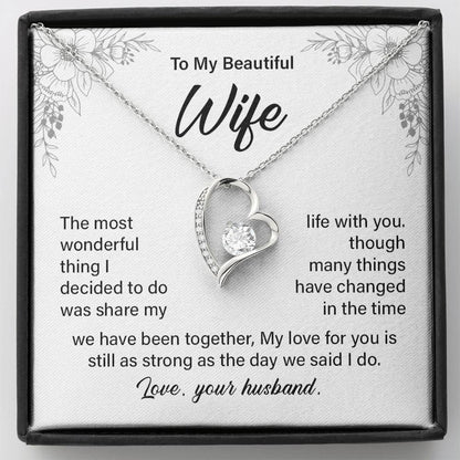 Romantic Gift for Wife from Husband with Love Note