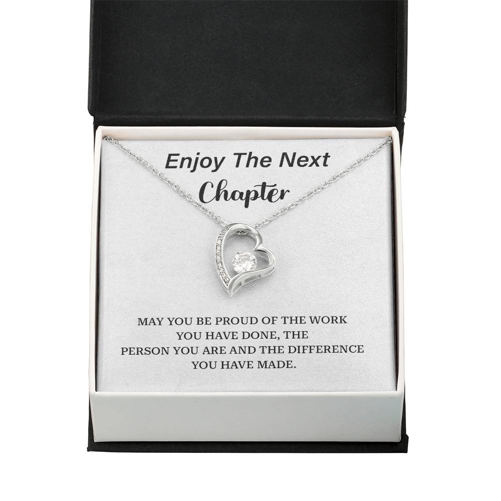 Enjoy The Next Chapter Enjoy The Next Chapter Necklace Gift Jewelry Gift For New Chapter In Life Emotional Gift For Life Change Best Sentimental Gift For Transition Gift For New Chapter In Life Necklace Gift For Celebrating New Chapter Sentimental Jewelry