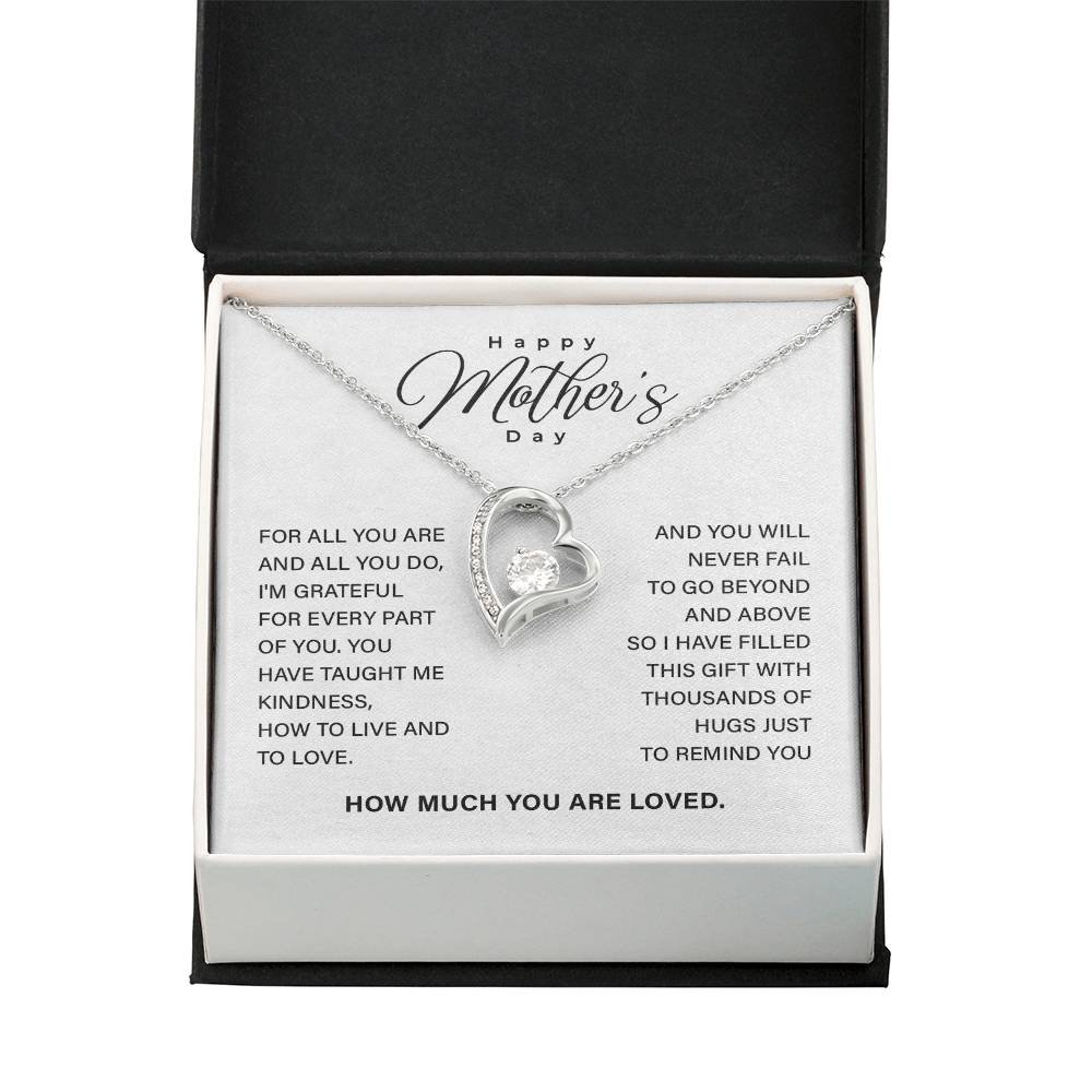 Mother’s Day Necklace Gift with Keepsake Message Card