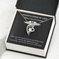 White Coat Ceremony Necklace Gift with Congratulations Card