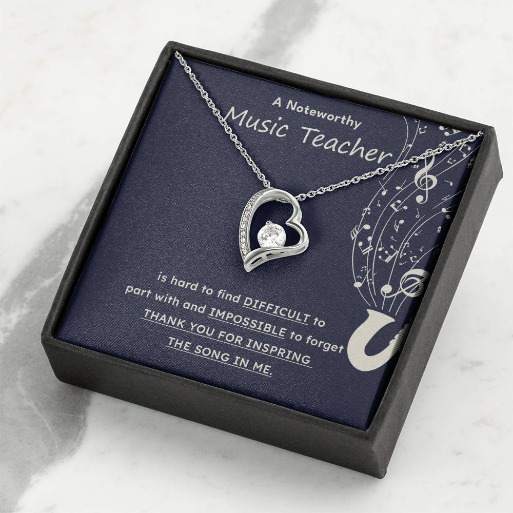 A Noteworthy Music Teacher Artistic Expression Jewelry Melodic Journey Necklace Passion For Music Necklace Soulful Artistry Jewelry Musical Journey Gift Creative Flow Necklace Inspiring Art Jewelry Imaginative Sound Jewelry Cultural Expression Necklace