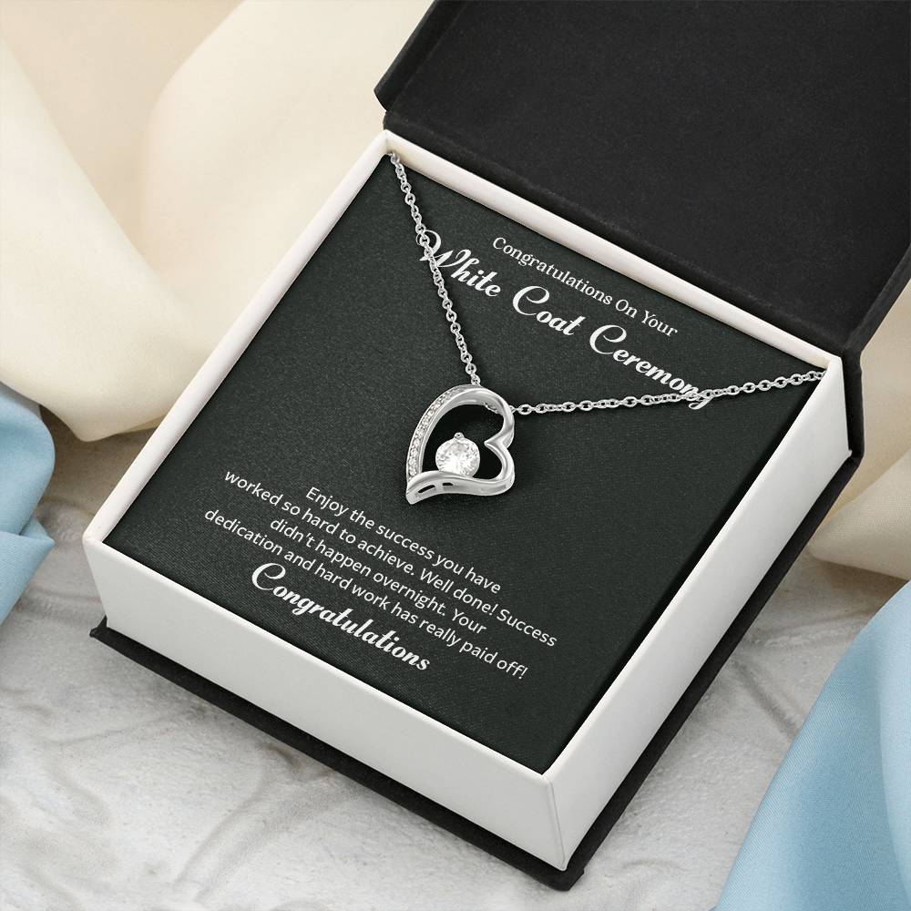 Congratulations On Your White Coat Ceremony Congratulations Necklace Inspirational Jewelry Gift Meaningful Gift For Graduates Proud Of Your Journey Necklace Celebrate Your Success Necklace Emotional Connection Necklace Jewelry For Inspiring Confidence