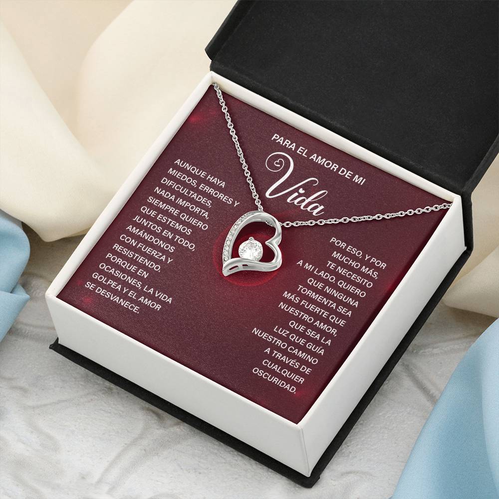 Spanish Love Necklace Gift for Wife or Girlfriend