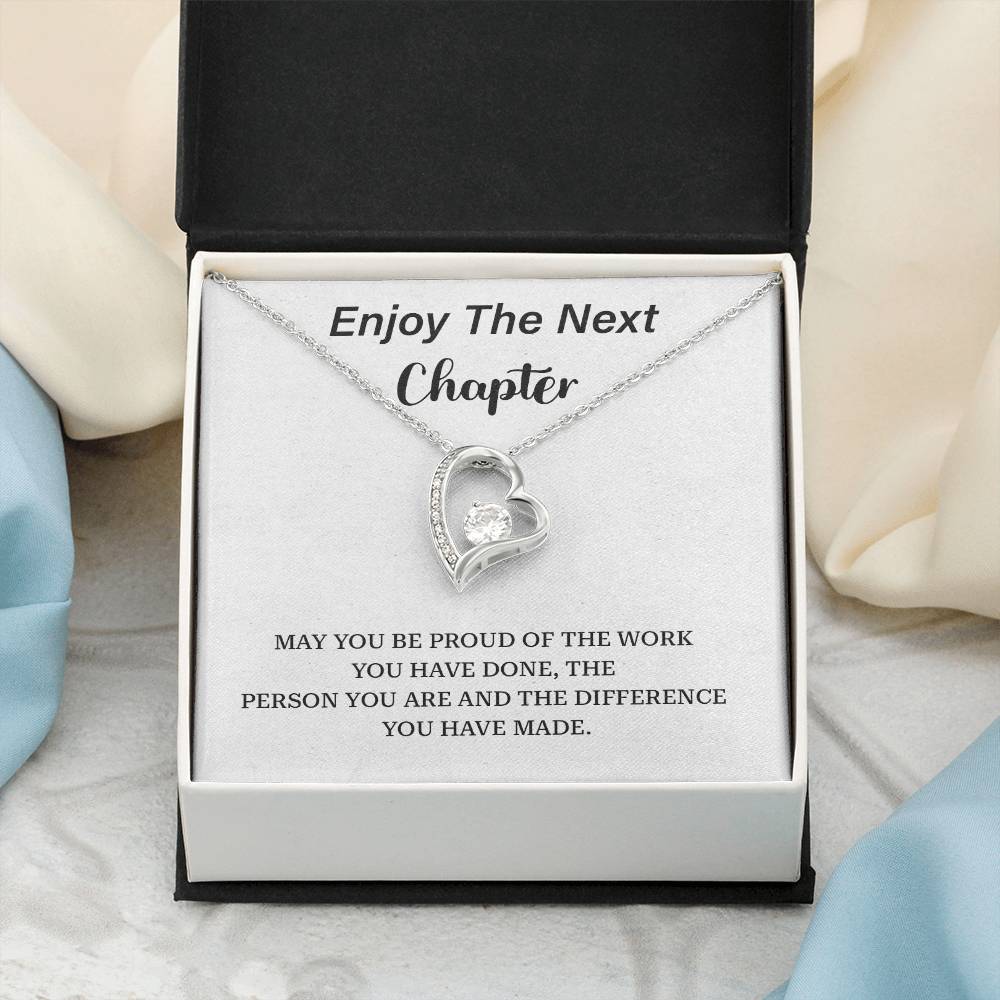 Enjoy The Next Chapter Enjoy The Next Chapter Necklace Gift Jewelry Gift For New Chapter In Life Emotional Gift For Life Change Best Sentimental Gift For Transition Gift For New Chapter In Life Necklace Gift For Celebrating New Chapter Sentimental Jewelry