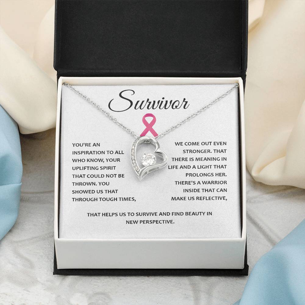 You're A Survivor Survivor Necklace Uplifting Spirit Necklace Meaningful Gift Supportive Gift For Fighters Motivational Jewelry Never Give Up Necklace Cancer Survivor Jewelry Breast Cancer Necklace For Soulmate Stronger Necklace