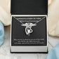 White Coat Ceremony Necklace Gift with Congratulations Card