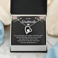 Soulmate Heart Necklace with Message Card & Gift Box