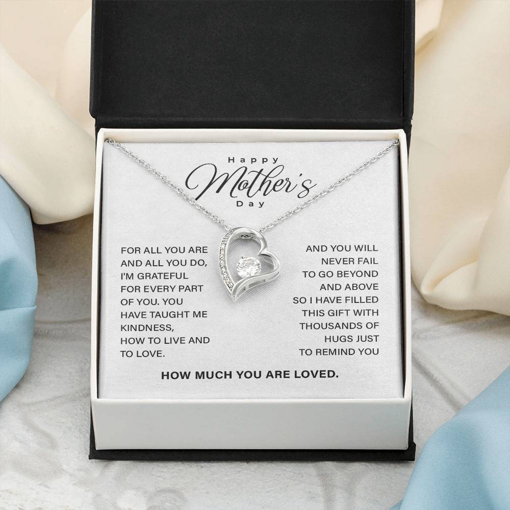 Mother’s Day Necklace Gift with Keepsake Message Card